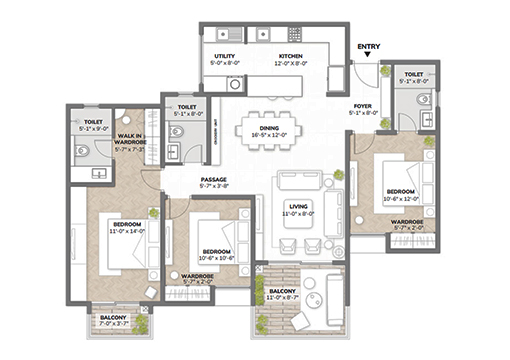 Assetz Sora & Saki floor plan1